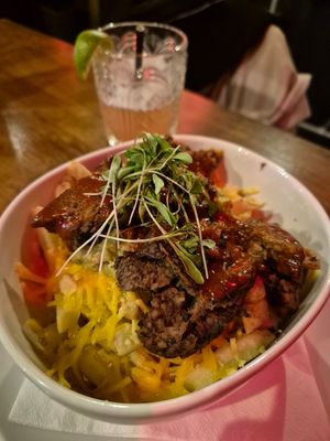 Korean Seitan Fries at Mexico 70 in Sunderland