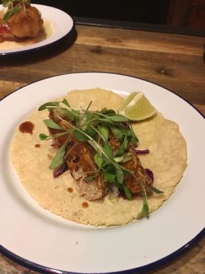 Seitan teriyaki taco at Mexico 70 in Sunderland