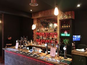 The bar area  at Mexico 70 in Sunderland
