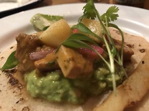 Soy “Chorizo” Taco at Mexico 70 in Sunderland