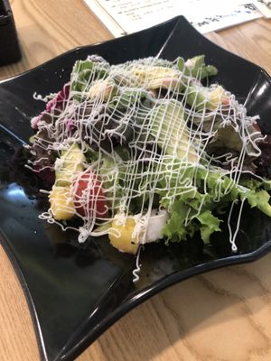 Fruit salad  at Food Fortune Vegetarian Restaurant in West Singapore