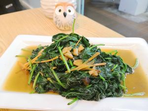 Sweet Potato Leaves at Food Fortune Vegetarian Restaurant in West Singapore