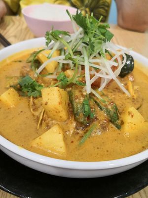 Assam fish but can improve on sour-ness at Food Fortune Vegetarian Restaurant in West Singapore