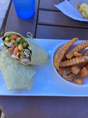 veggie wrap  at Coconuts on the Beach in Cocoa Beach