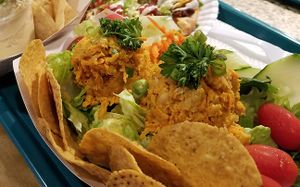 CHICKEN-LESS SALAD at The Jazzy Vegetarian Vegan Cafe in Hendersonville