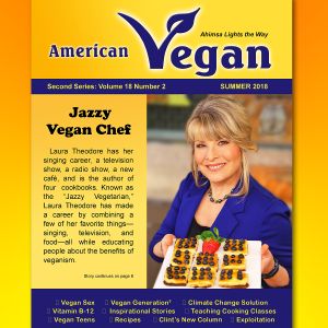 CHEF LAURA THEODORE at The Jazzy Vegetarian Vegan Cafe in Hendersonville