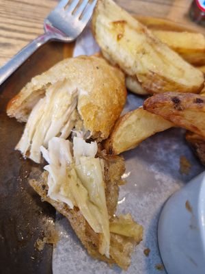 Banana blossom vish. at So! Bar and Eats in Ripon