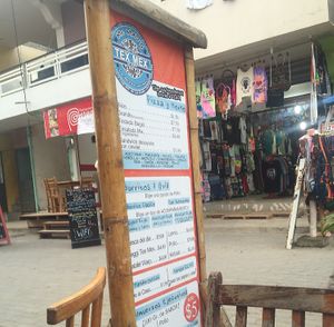 Their sign at Mr. MAD's in Montanita