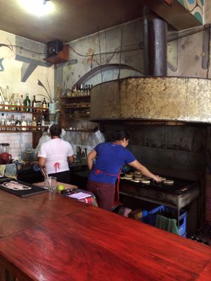   at Chero's Pupuseria in Panajachel