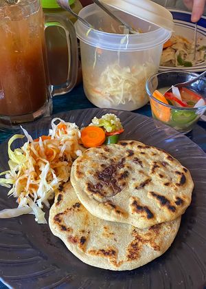   at Chero's Pupuseria in Panajachel