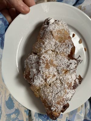 Almond croissant   at Naked Bakes Bakery in Dublin