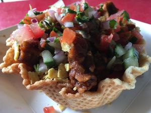 Chikn waffle bowl  at The Bait Box - Market Stall in Gateshead