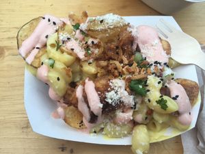 Tornado fries at The Bait Box - Market Stall in Gateshead