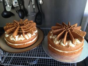 The lotus biscuit cake  at Nooch in Matlock