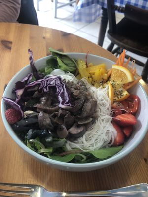 Super filling Noodle Bowl at Nooch in Matlock