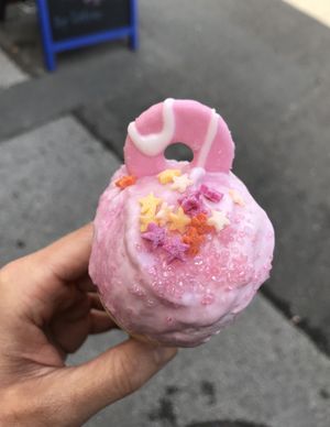 All pink ice cream ?  at Nooch in Matlock