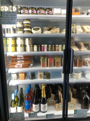Fridges full of take home goodness. at Feast in Geelong