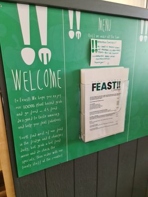 Inside at Feast in Geelong