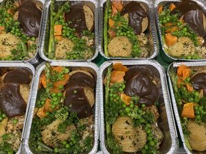 Vegan roast dinner   at Feast in Geelong