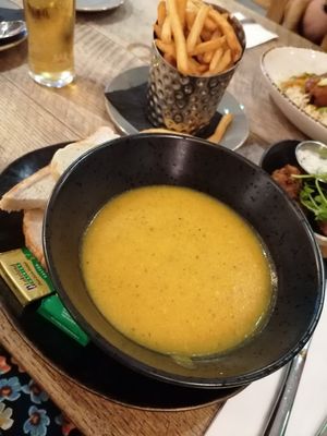 Vegetable soup at Horse and Jockey in Alfreton