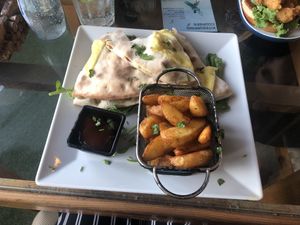 Vegan Quesadilla ❤️  at Tree Trunk in Cairo