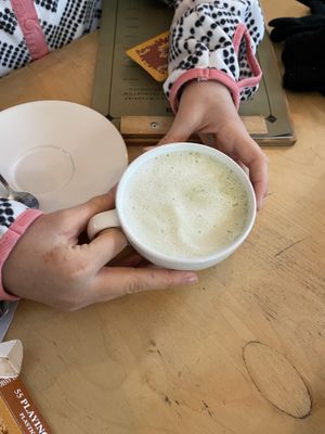 Matcha latte   at Naturalna in Bydgoszcz
