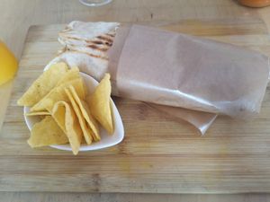 Cheese nugget wrap - was SUPER tasty at Naturalna in Bydgoszcz