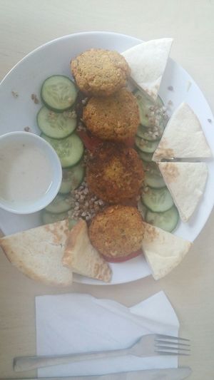 Falafel at Naturalna in Bydgoszcz