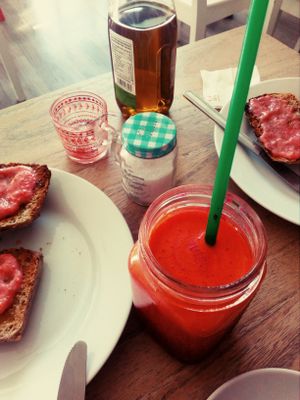 Detox juice at Top Coffee Shop in Cadiz