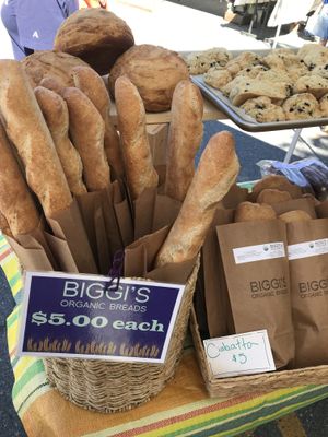 Baguettes at Biggi's Organic Breads in Bangor