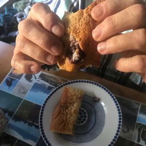 An enjoyable danish at Biggi's Organic Breads in Bangor