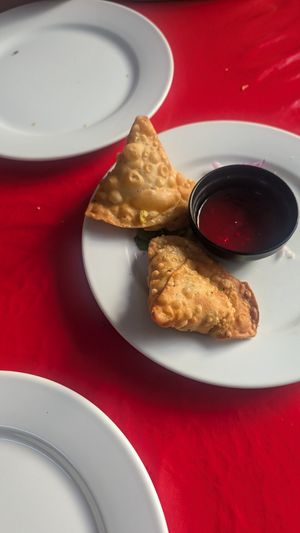 Samosas at Royal Curry House in Athens