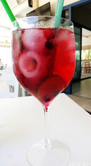 Red Berries Tea at Marilion in Lefkada