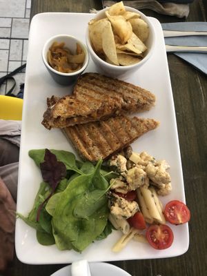 Toastie and chutney  at Dreambakes in Doncaster