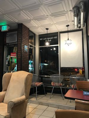 Front window at Sweet So-sum-ba in Washington