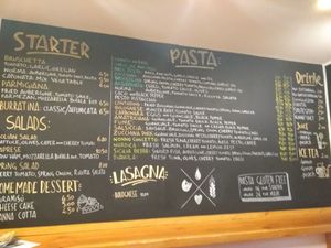 Menu! at ImPasta in St Julians