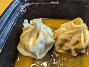 Vegetable Momo. at Momo Ghar North Market in Columbus