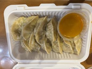 Vegetable momo  at Momo Ghar North Market in Columbus