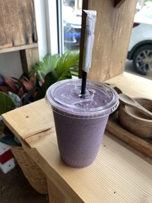Blueberry Bliss (added peanut butter )  at Tree of Life Juice in Saugatuck