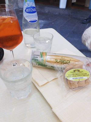 Vegan snacks at Al Carmine in Padua