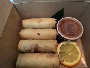 Spring rolls   at Thai Terrace in Kelowna