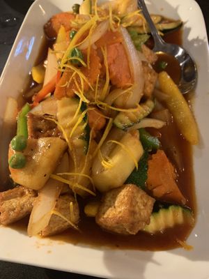 Tofu curry  at Thai Terrace in Kelowna