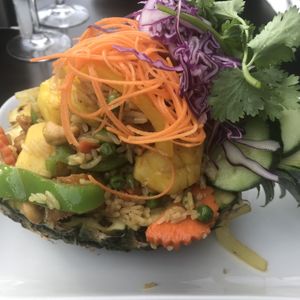 Tofu Pineapple Fried Rice 🤤👌🏻🙌🏻 at Thai Terrace in Kelowna