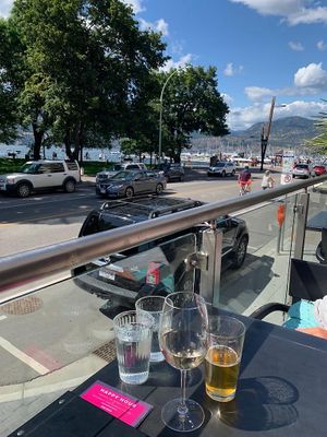 Great view on the terrace  at Thai Terrace in Kelowna