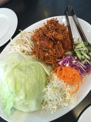 Lettuce wraps  at Thai Terrace in Kelowna