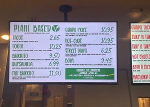 They have a full plant-based menu!!  #Veganuary at Guapo's Taco Shop in Bakersfield