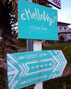 Pointer at cHelloVegi in Kampot