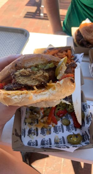 Hot AF - yummy chicken at Natural Born Grillers in Mount Gambier