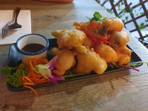The best veg tempura at A Taste of Siam in Hampton