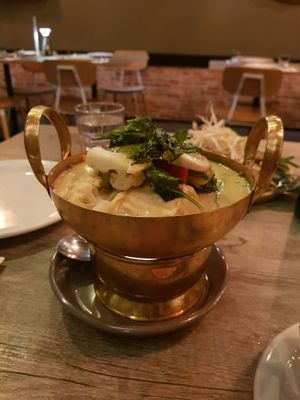 Green Curry with tofu at A Taste of Siam in Hampton